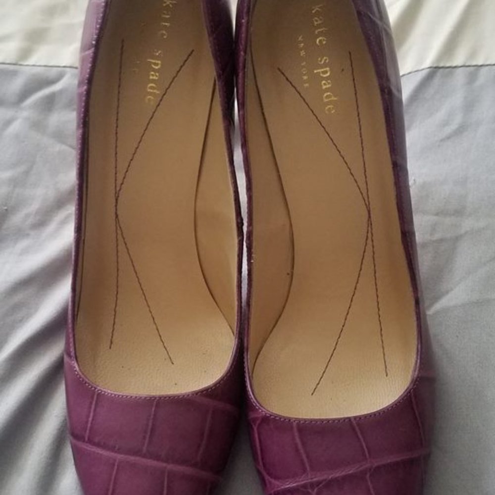 Purple Kate Spade Pumps